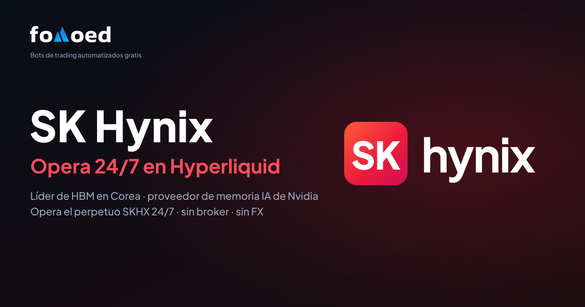Cómo operar la acción de SK Hynix (SKHX) 24/7 con bots de trading gratuitos en Hyperliquid
