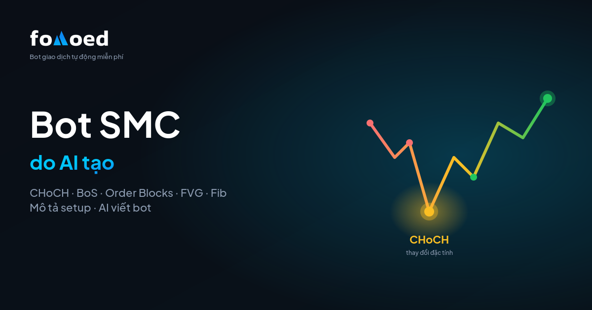 Smart Money Concepts với AI: Xây Bot CHoCH, BoS và Fib Bằng Tiếng Anh Đơn Giản
