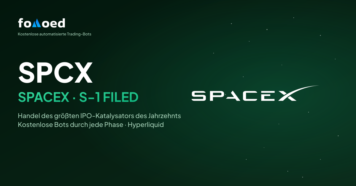 SpaceX (SPCX) reicht S-1 ein: So tradest du den IPO mit kostenlosen Bots auf Hyperliquid