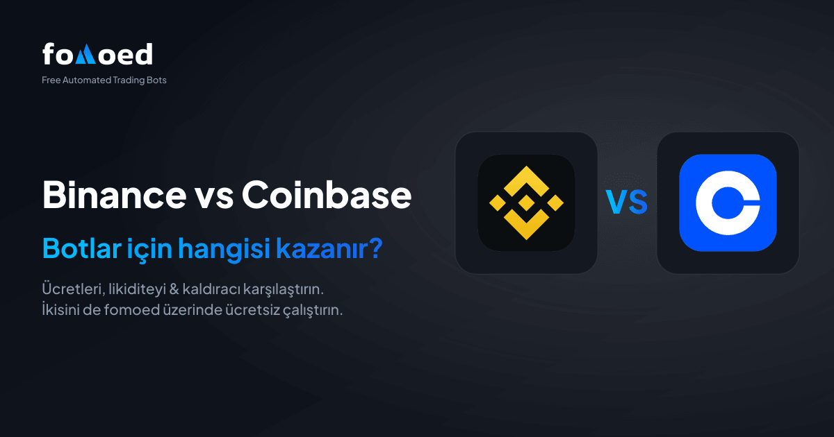Trading Botları için Binance vs Coinbase (2026): Hangisi Daha İyi?