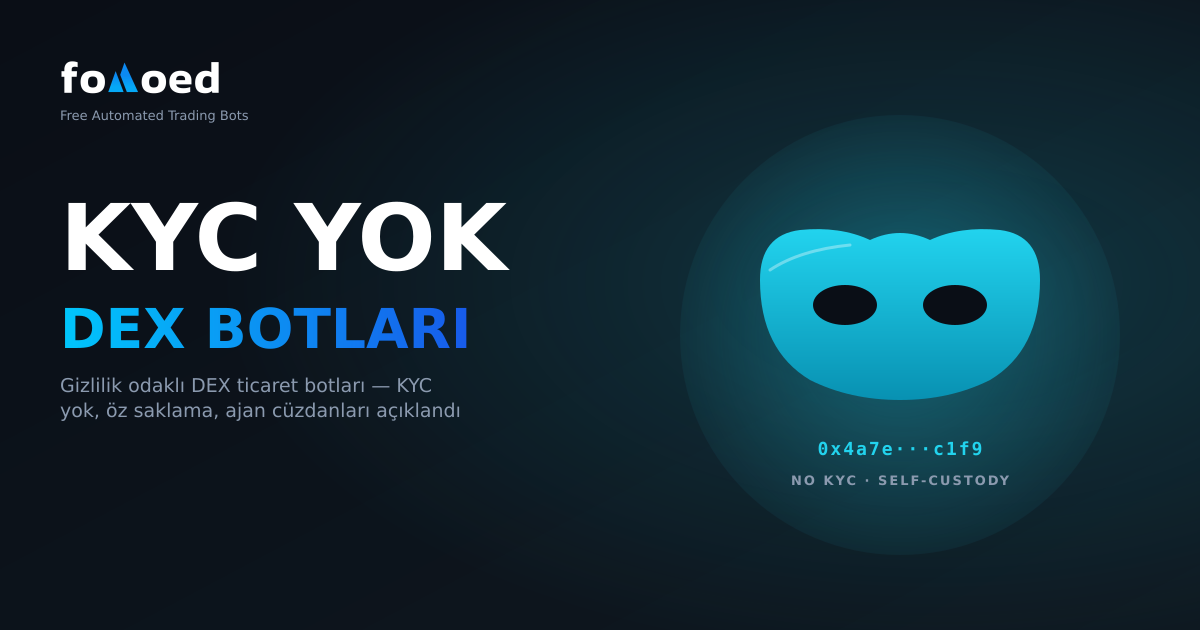 KYC Olmadan Kripto Ticareti Yapın: Gizlilik Odaklı Yatırımcılar için DEX Ticaret Botları