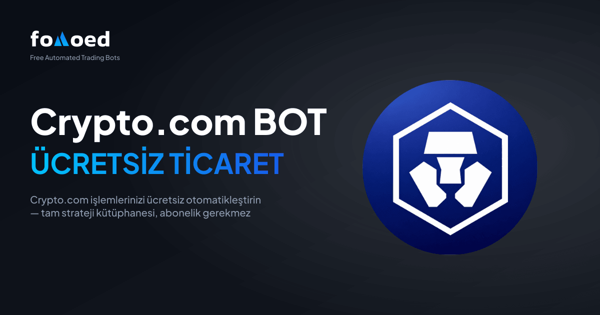 Ücretsiz Crypto.com Trading Bot: Crypto.com İşlemlerinizi Ücretsiz Otomatikleştirin