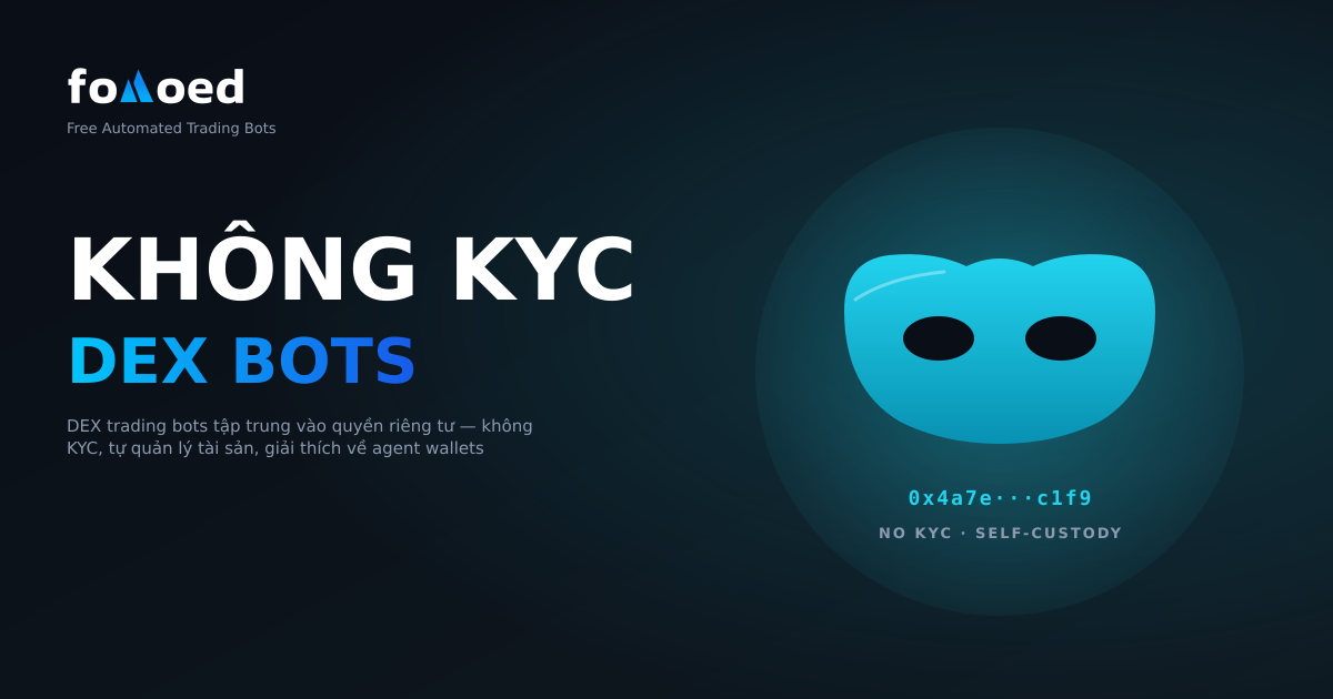 Giao dịch tiền điện tử mà không cần KYC: Bot giao dịch DEX dành cho các nhà giao dịch quan tâm đến quyền riêng tư