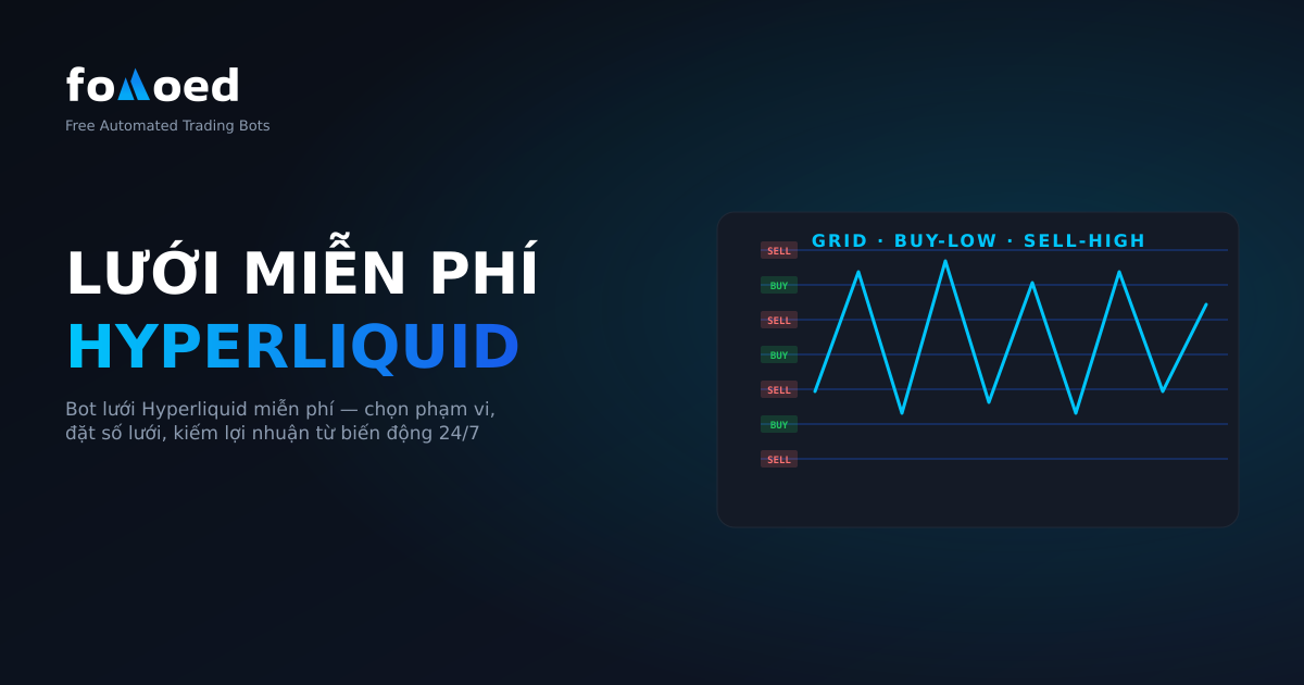 Bot giao dịch lưới miễn phí cho siêu thanh khoản: Hướng dẫn thiết lập hoàn chỉnh