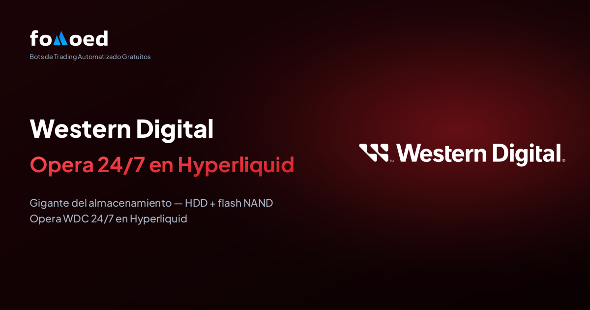Cómo operar la acción de Western Digital (WDC) 24/7 con bots de trading gratuitos en Hyperliquid