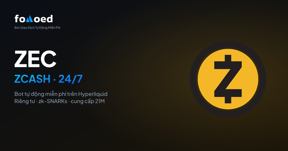 Cách giao dịch Zcash (ZEC) 24/7 với bot giao dịch miễn phí trên Hyperliquid