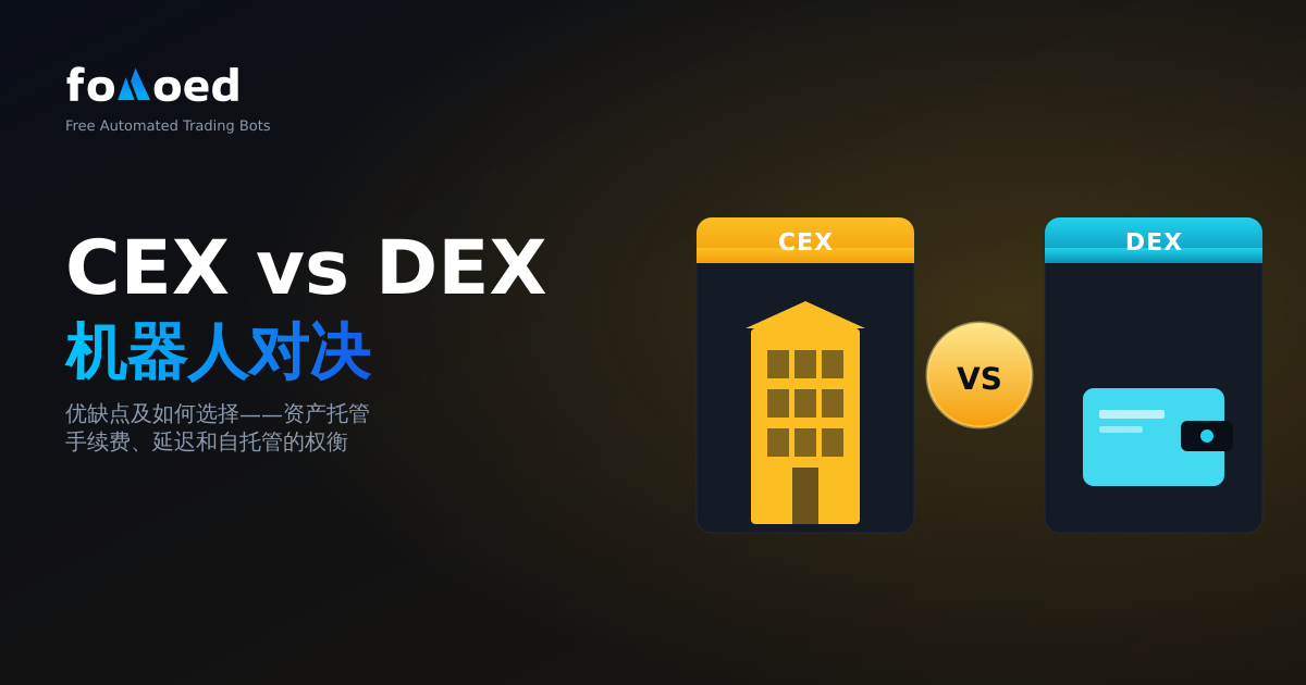 CEX vs DEX 交易机器人：优缺点与选择指南