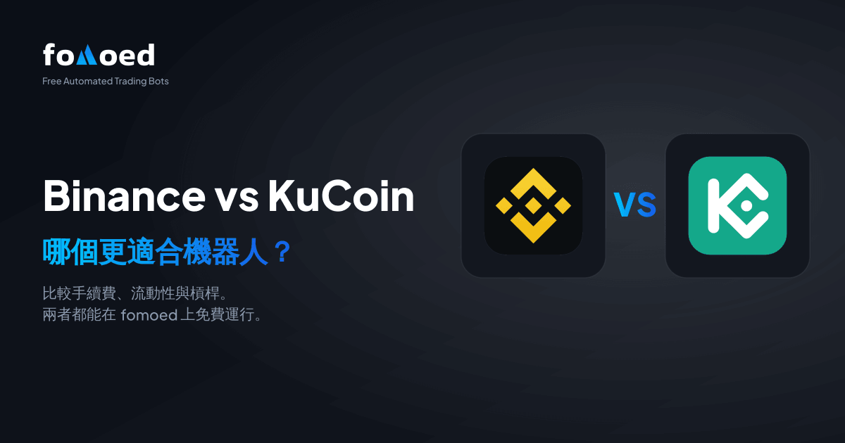 Binance vs KuCoin 交易機器人比較（2026）：哪個更好？