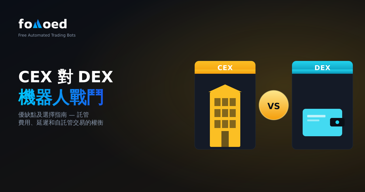 CEX vs DEX 交易機器人：優缺點與選擇指南